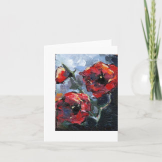 "Poppy Love" Thank You Card