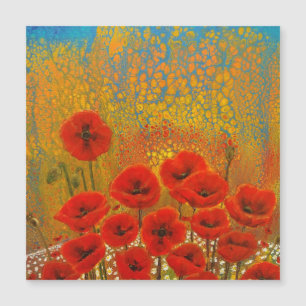 Poppy Magnetic Card