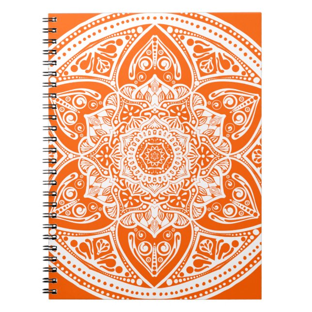 Poppy Mandala Notebook (Front)