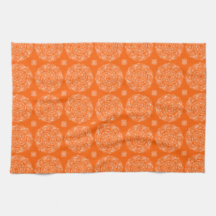 Poppy Mandala Tea Towel