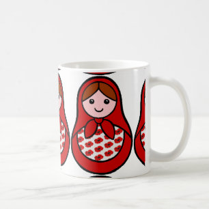 Poppy Matryoshka Mug