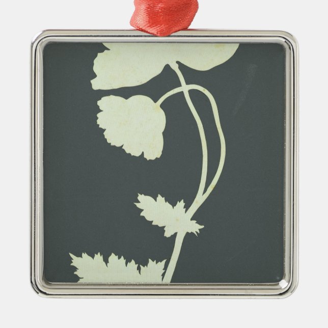 Poppy Metal Tree Decoration (Front)