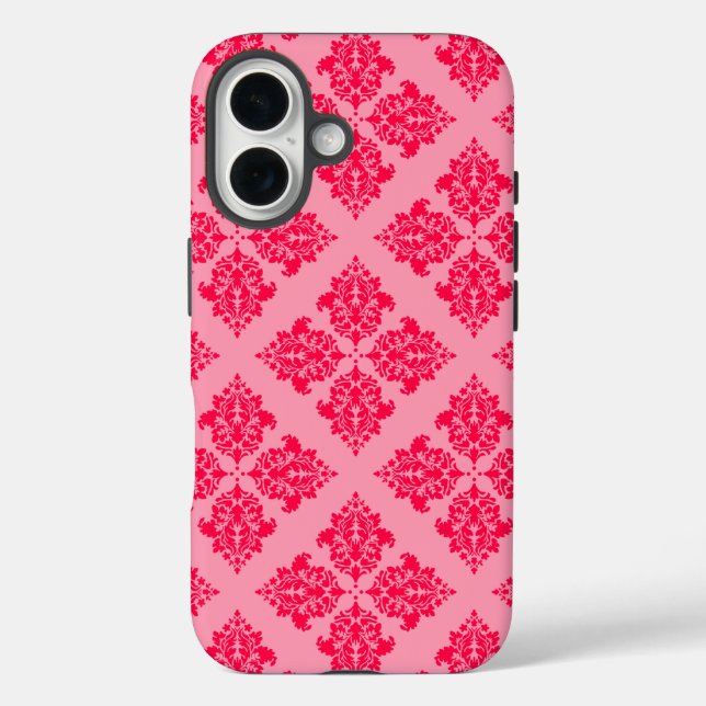 Poppy Moroccan Damask Case-Mate iPhone Case (Back)