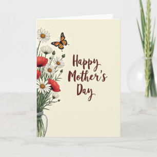 Poppy Mothers Day Art Card