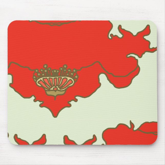 poppy mouse pad (Front)