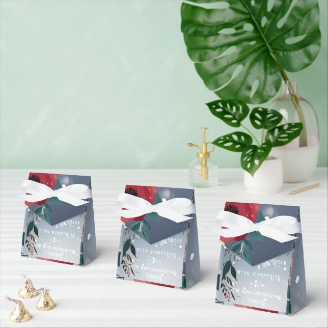 Poppy of Love" Wedding Invitation Collection Favour Box (Multiple)