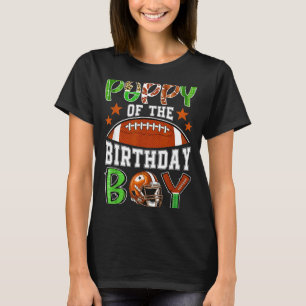 Poppy of the birthday boy football party family T-Shirt