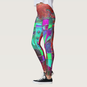 ”Poppy Opening” by Paul Buică Leggings