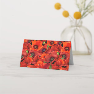 Poppy Place Card