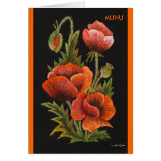 Poppy Postcard Muhu