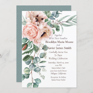 Poppy Radiance Wedding Invitation