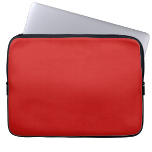 Poppy Red Trend Colour Customised Template Blank Laptop Sleeve