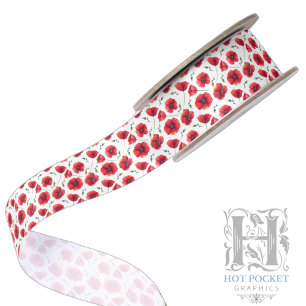 Poppy Satin Ribbon