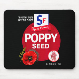 Poppy seed halloween spice costume group matching  mouse pad