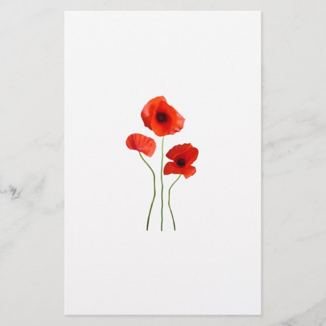 poppy stationery (Front)