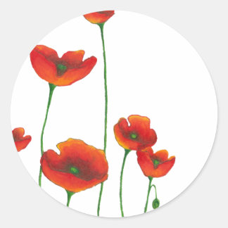 Poppy Sticker