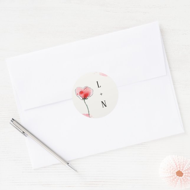 Poppy Stickers (Envelope)