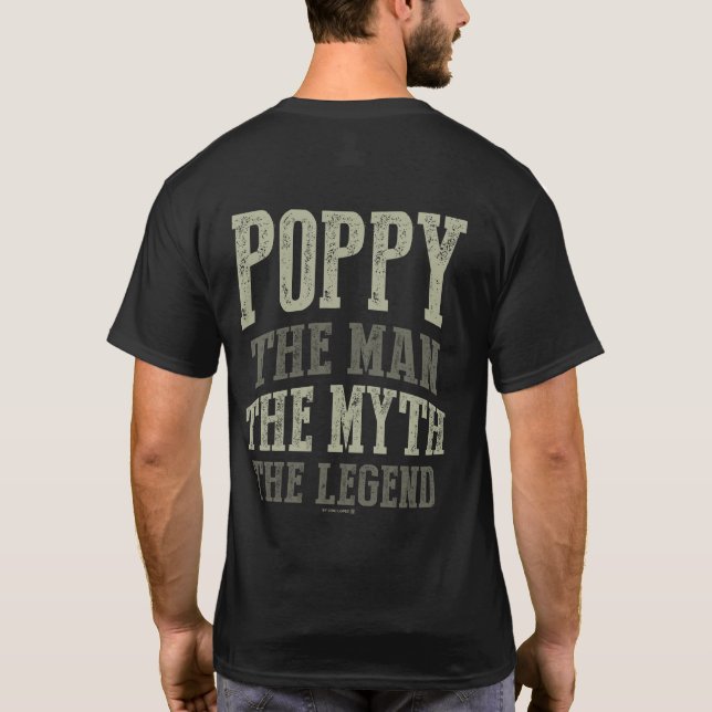 Poppy The Legend T-Shirt (Back)