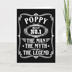 Poppy The Man The Myth The Legend Poppy Card