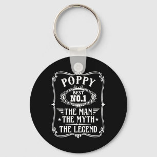 Poppy The Man The Myth The Legend Poppy Key Ring