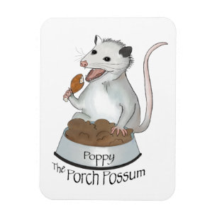 Poppy The Porch Possum flexible magnet
