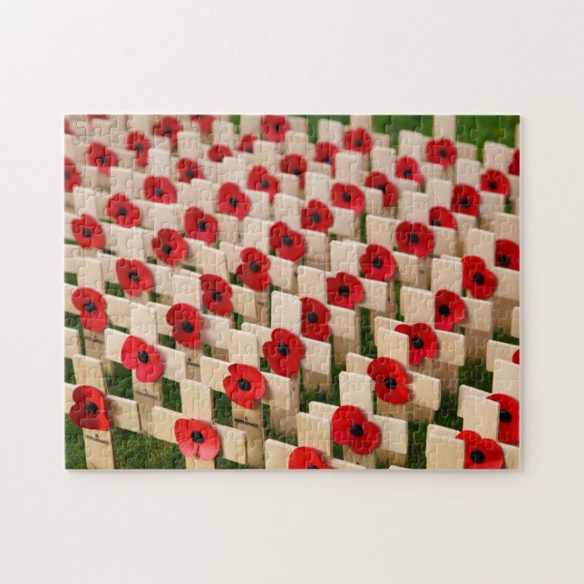 Poppy War Memorial Jigsaw Puzzle (Horizontal)