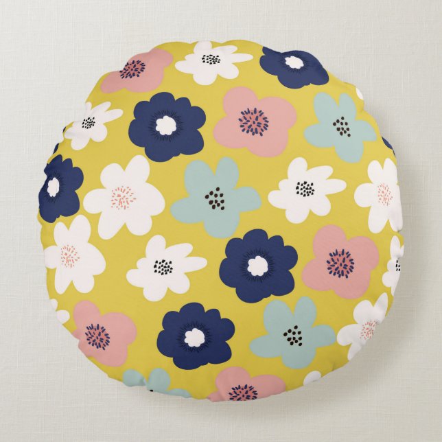 Poppy Warm Round Cushion (Front)