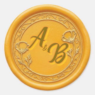 Poppy Wedding Wax Seal