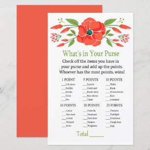 Poppy What's in your purse game