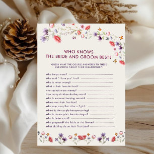 Poppy Who Knows the Bride and Groom Best Game