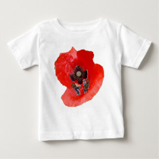 Poppy with Fairy Children By KABFA Designs Baby T-Shirt