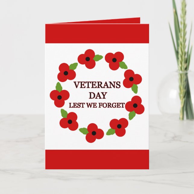 Poppy wreath - Card (Front)