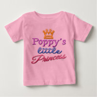 Poppy's Little Princess Baby Toddler T-Shirt