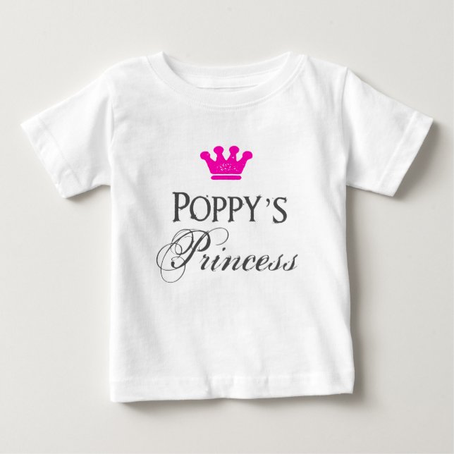 Poppy's Princess Baby T-Shirt (Front)
