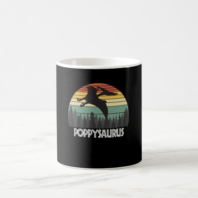 POPPYSAURUS POPPY SAURUS POPPY DINOSAUR COFFEE MUG (Center)