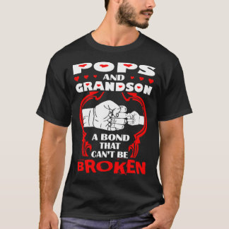 Pops And Grandson Bond That Cant Be Broken T-Shirt