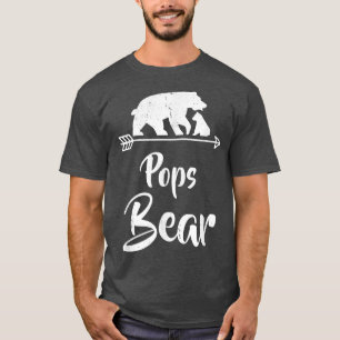 Pops Bear Matching Family Christmas Costume T-Shirt
