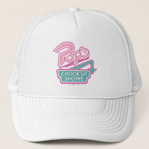 Pop's Chock'Lit Shoppe Pink Logo Trucker Hat