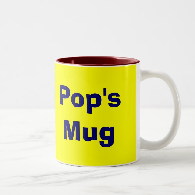 Pops Diner Retro Custom Coffee Mug (Right)