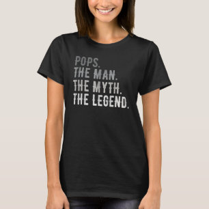 POPS GRANDPA DAD BIRTHDAY Father's Day Men and Wo T-Shirt
