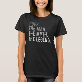 POPS GRANDPA DAD BIRTHDAY Father's Day  Men and Wo T-Shirt