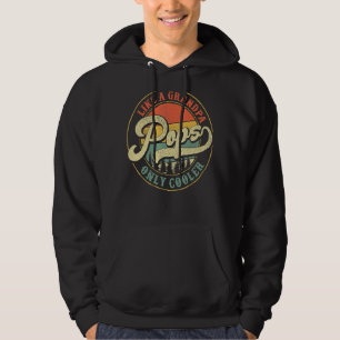 Pops Like A Grandpa Only Cooler Vintage Retro Pops Hoodie