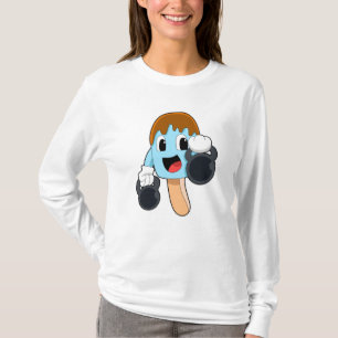 Popsicle at Strength training with Dumbbells T-Shirt