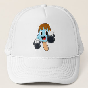 Popsicle at Strength training with Dumbbells Trucker Hat