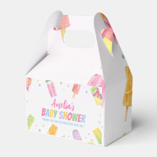 Popsicle Baby Shower Ice Cream Summer Party Favour Box