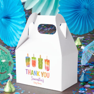Popsicle baby shower Ice Cream summer party Favour Box