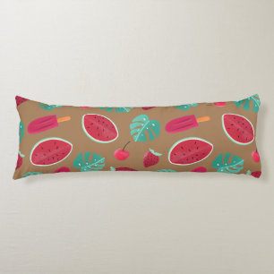 Popsicle, Cherry, Strawberry & Watermelon Body Cushion