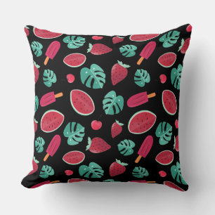 Popsicle, Cherry, Strawberry & Watermelon Cushion