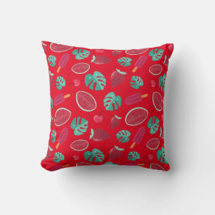 Popsicle, Cherry, Strawberry & Watermelon Cushion