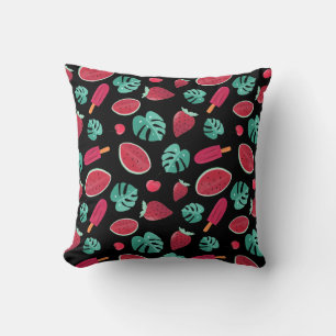 Popsicle, Cherry, Strawberry & Watermelon Cushion